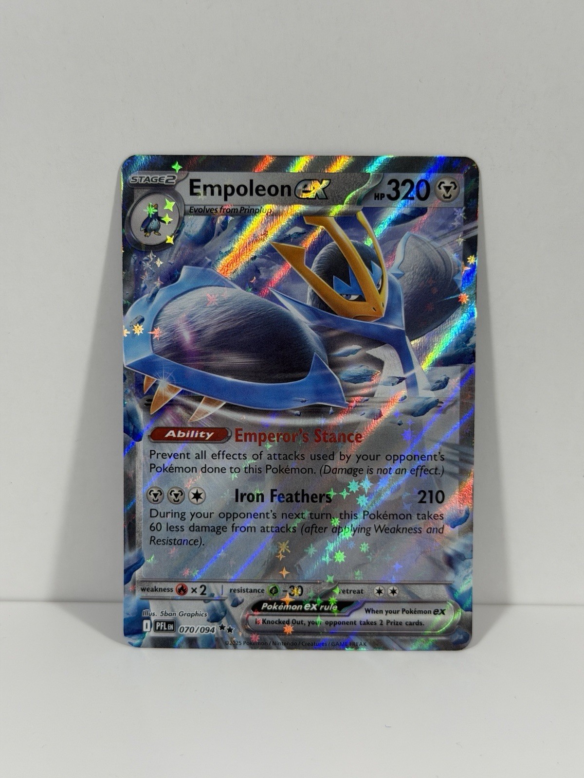 Pokemon TCG - Empoleon ex - 070/094 - ME02: Phantasmal Flames (PFL)