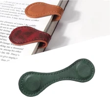 Magnetic Bookmarks Magnetic Leather Bookmarks Vintage Book Mark Double Sided Mag