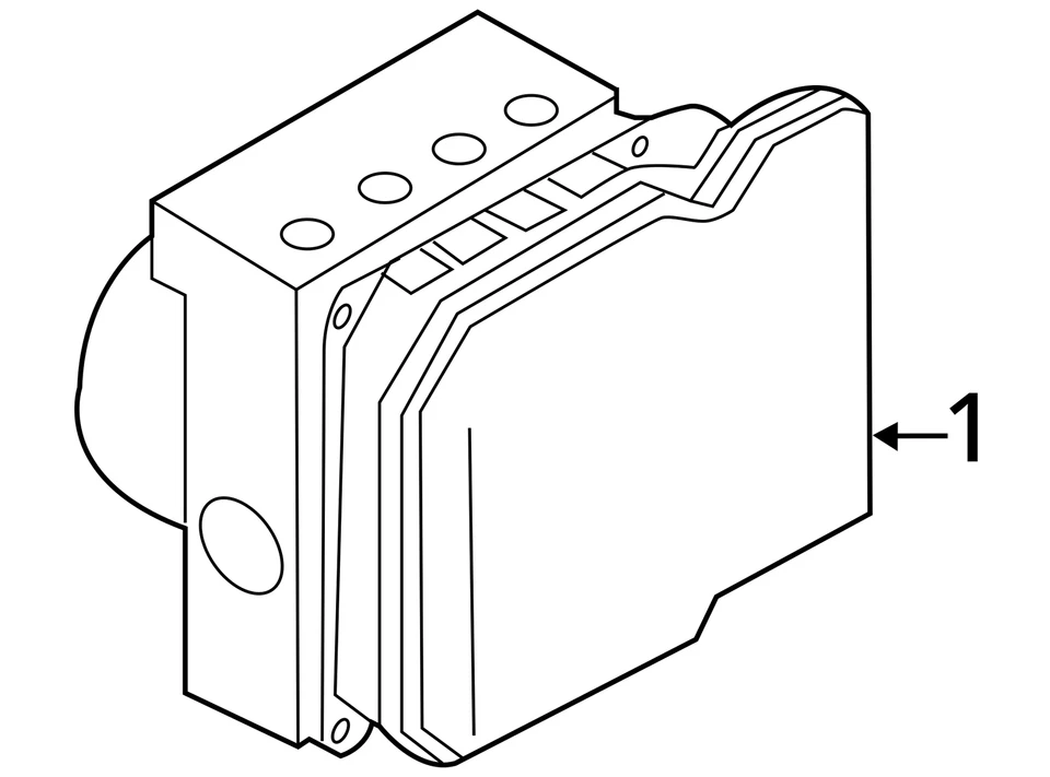 Conjunto de piezas de freno antibloqueo bomba ABS AWD para 17-18 INFINITI Q60 768934 Foto 4 de 4
