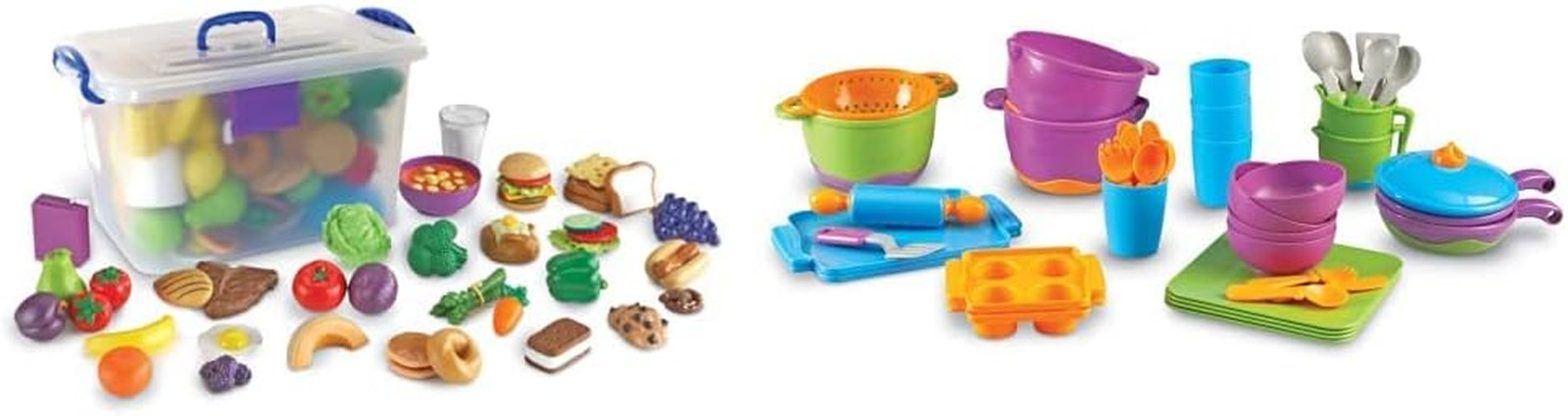 New Sprouts Classroom Play Food Set (100 Pieces) and Kitchen