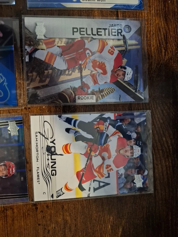 Calgary Flames Lot Of 8 Cards As Pictured **Combine Ship ** - Image 3 of 4