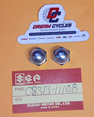NEW SUZUKI GS1000 GN125 GS750 TU250 TS250 NUT OEM SET 08313-11108