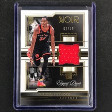 2022-23 Noir Christian Koloko Elegant Decor Rookie Jersey Prime Gold 2/49