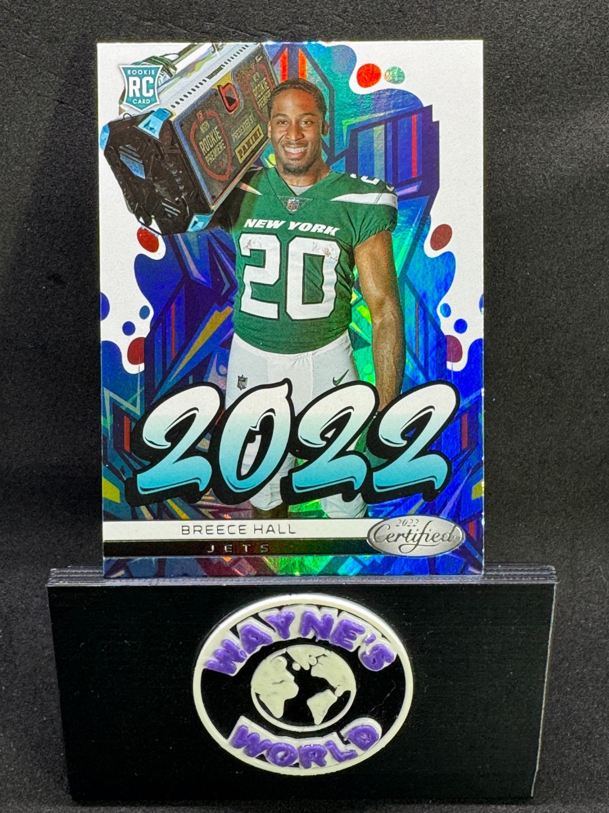 Breece Hall Panini Certified 2022 #202214 Mirror Black 1/1
