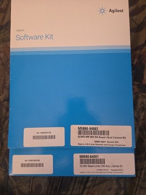  Agilent GCMS MassHunter License Kits M5890-64001 M5890-64002 WS Acquisition DA