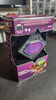 Merge Merge Cube Smartphone VR Headset, Black, Hold Holograms, Ages 5+