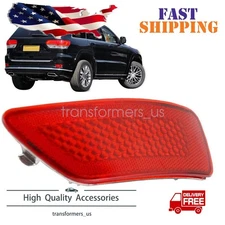 Bumper Face Bar Reflector Light Lamp Rear Passenger Right Side RH Hand For Jeep