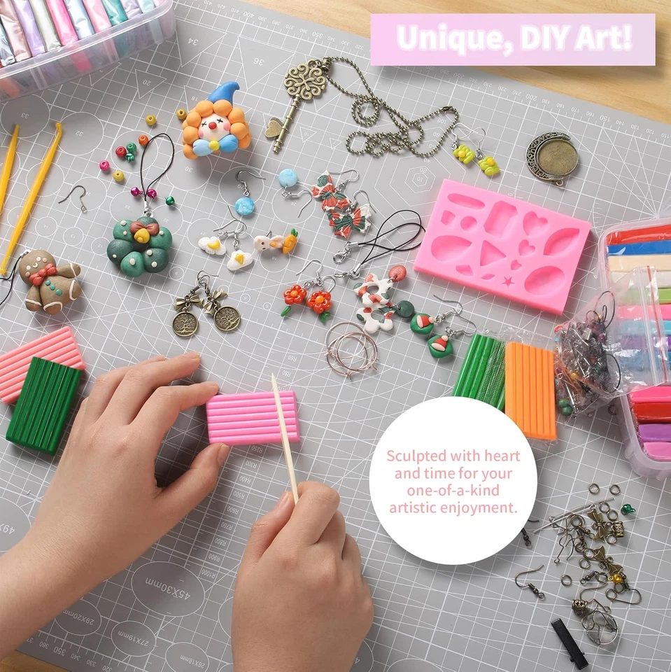 Polymer Clay 85 Colors, Modeling Clay for Kids, Oven Bake Molding Clay Kit,Diy S - Image 4 of 4