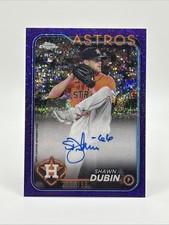 Shawn Dubin 2024 Topps Chrome Update Auto Purple Speckle Refractor /299 Rookie