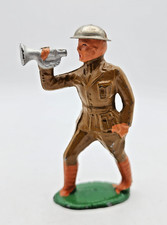 Barclay Manoil Soldier Ready to Sound Bugle. Tin Helmet. b18
