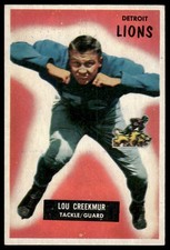 Lou Creekmur 1955 Bowman #112 Detroit Lions