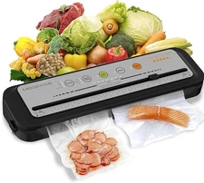 MEGAWISE Vacuum Sealer One-Touch Seal in 10-20 Seconds Dry Moist Wet & Cold Mode