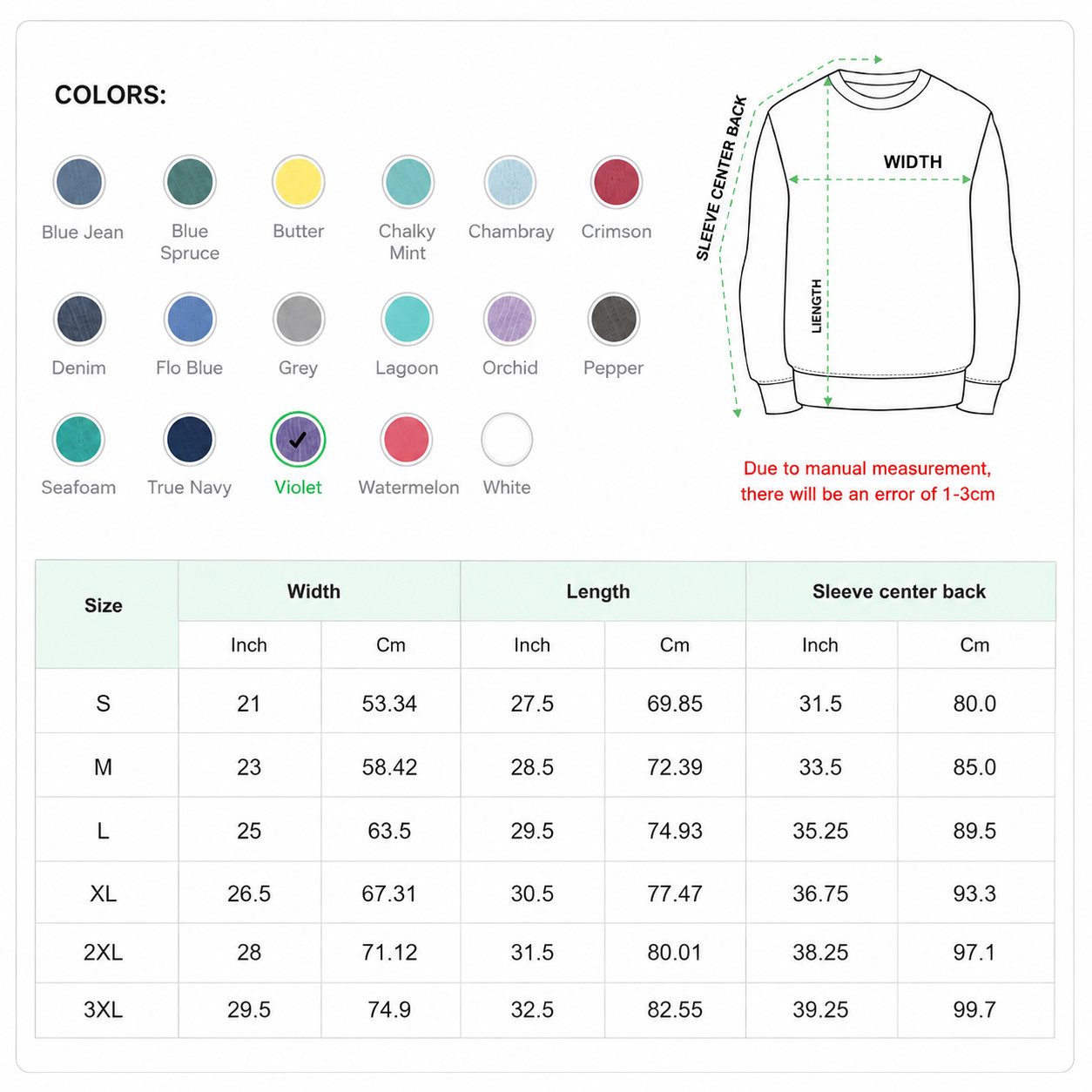 Personalized Made Text Sweatshirt Comfort Color Tee Custom Your Own Text / Photo image 2