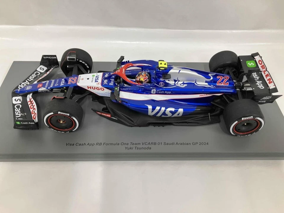 Spark model 1/18 Visa Cash App RB Formula One Team VCARB 01 No.22 Y.Tsunoda - Image 4 of 4