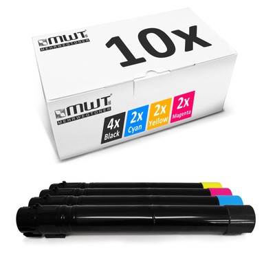 10X Cartridge For Xerox WC-7435-FBX WC-7428-F Workcentre 7425-RL 7435-F 7425-FLX