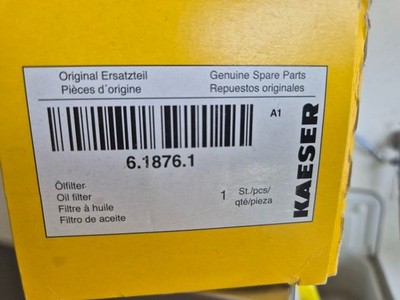 6.1876.1 KAESER OIL FILTER  Kaeser Air Compressor Aircenter6 SM6 SM8 SX7