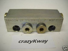 LUBRIQUIP TRABON MSP-25T MODULAR DIVIDER VALVE NEW CONDITION NO BOX