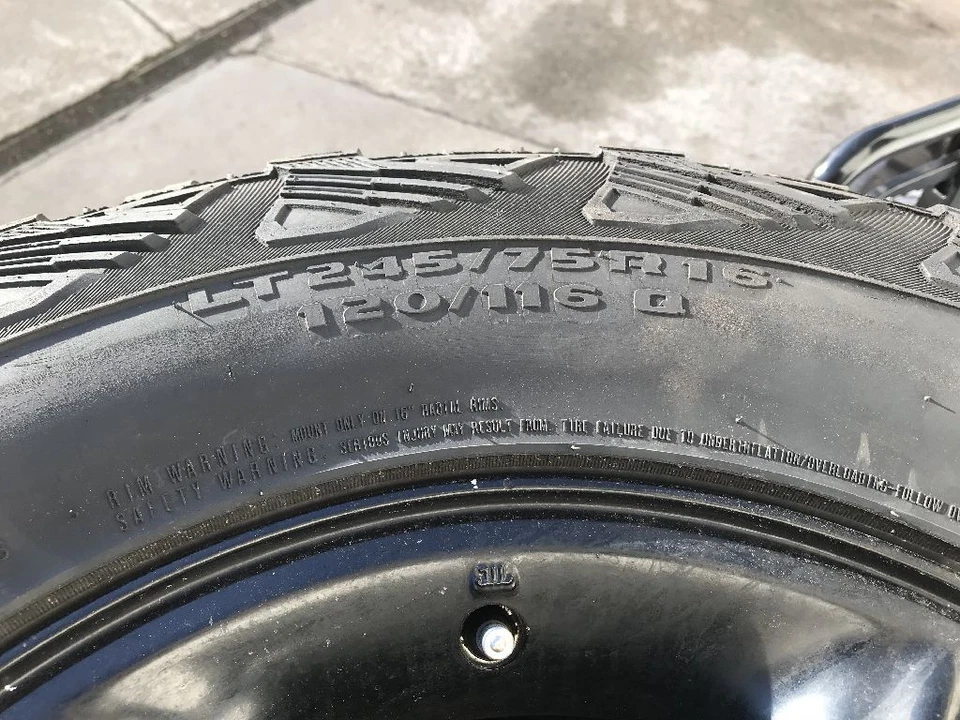 5x KOMPLETTRÄDER ALU KUMHO MT LT245/75 R16 120/116Q FÜR JEEP GRAND ZG 5,9L - Bild 3 von 4