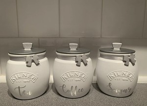 kilner tea coffee and sugar