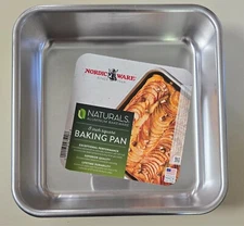 Nordic Ware Naturals 8" Square Cake Pan Made In U.S.A.