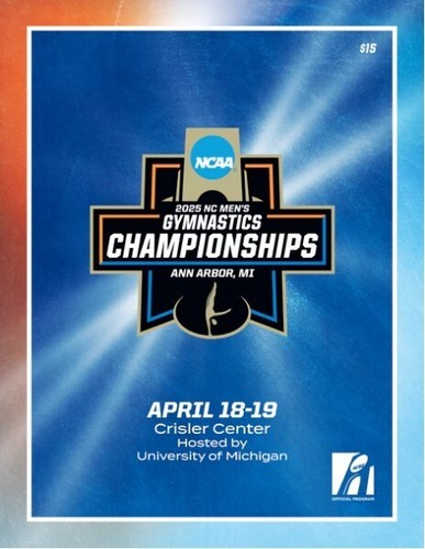 2025 Ncaa Division I Men's Gymnastics Championships Program Michigan Wolverines