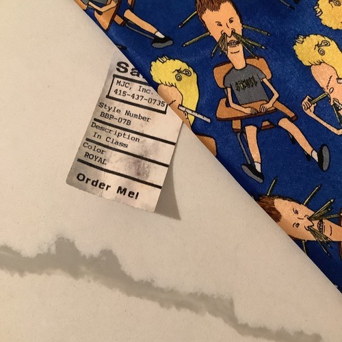 MTV Beavis And Butthead Tie Men’s 90’s Theme Rare New - 第 3/7 張圖片