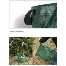 ECO FRIENDLY REUSABLE GARDEN TRASH BAG green yard lawn grass home leaf waste