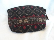 Vera Bradley small cosmetic in retired Laurel pattern EUC