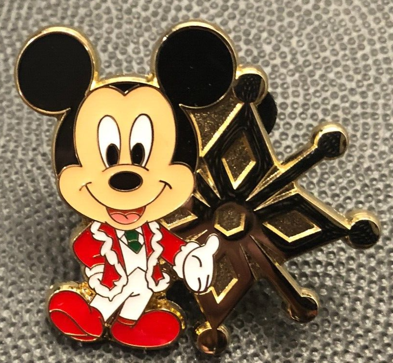 Disney - あある Disney pin 88041 Mickey Mouse Snowflake Game Prize Christmas Tokyo