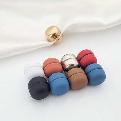 4 Paar Metall Hijab Pins kein Haken Magnet Schal Knopf für Kleidung Hemden