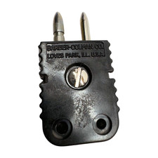 Barber-Colman HD20-J Thermocouple Plug, 5JJ15 **Free Shipping**