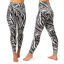 Womens Ladies Animal Leopard Zebra Print Leggings Full Length Stretchy Trousers
