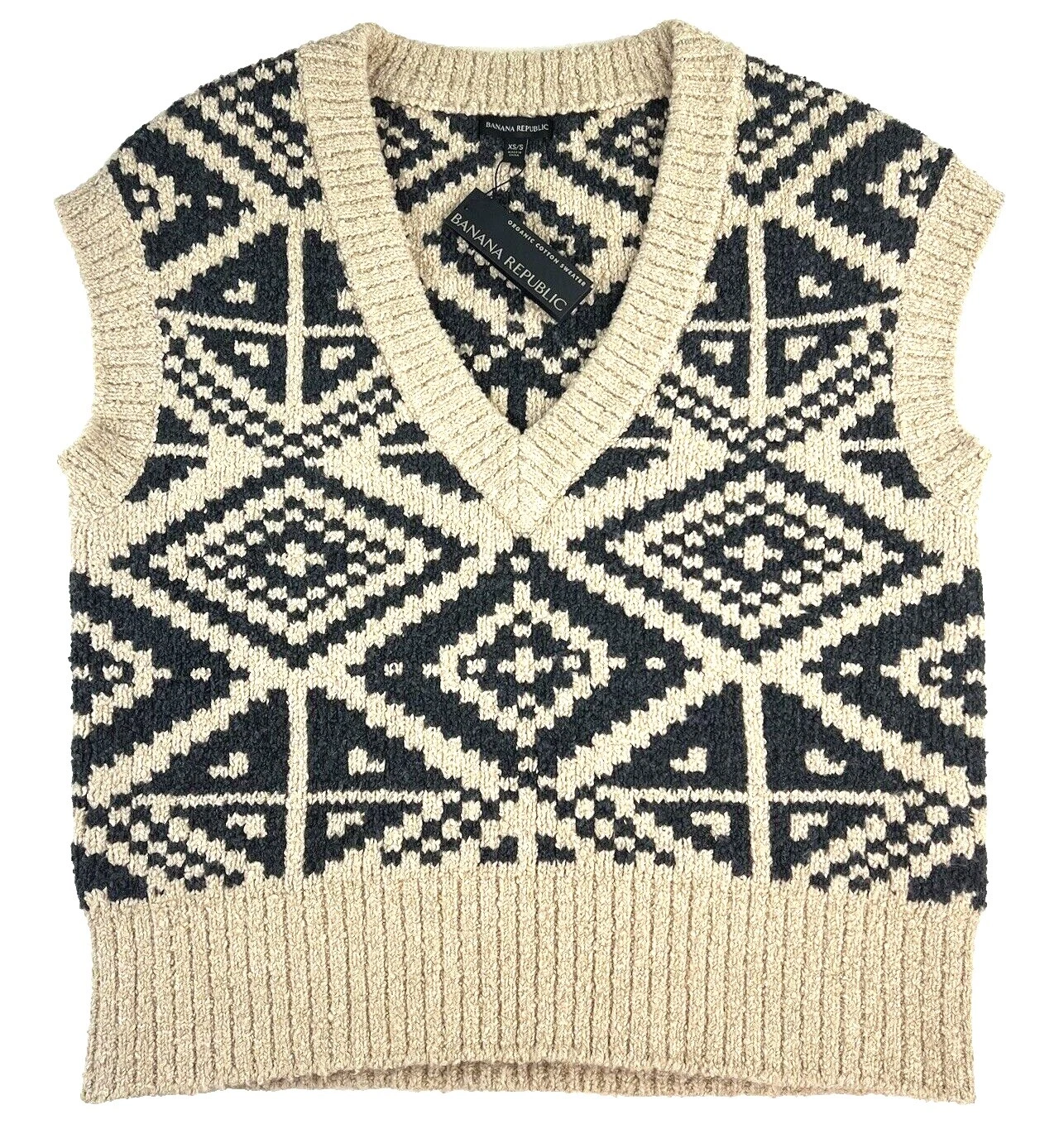 Suéteres geométrico Banana Republic algodón para mujeres