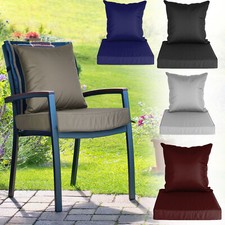 Outdoor Deep Seat Cushion Set 19 x 19" Rainproof Fade Resistant Patio Cushions