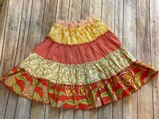 Matilda Jane size 8 Serendipity Gentry tiered skirt Reds B2