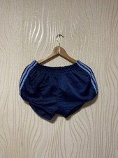 1980s 1990s ADIDAS VINTAGE SHORTS FOOTBALL SOCCER RUNNING sz XL MEN NAVY BLUE