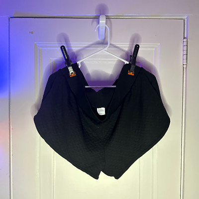 Stars Above quilted pajama black shorts (sz 2XL)