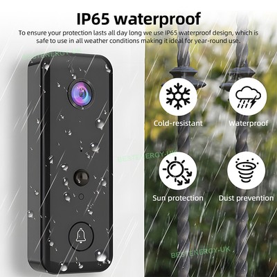 Wireless Intercom Smart Doorbell Video Visual Security Camera Door Bell Chime