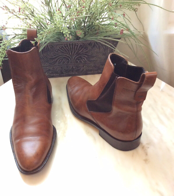 Men\'s leather ankle boots size 8 Brown s-l400.jpg main image 4