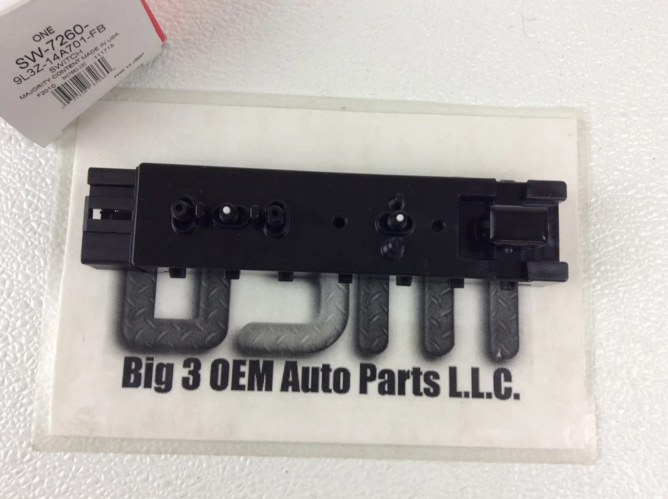 Ford Lincoln Driver Front 10 Way Power Seat Adjuster Switch OEM 9L3Z-14A701-FB - Image 2 of 3