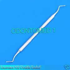 6 Excavator 20 Double Ended Dental Instruments