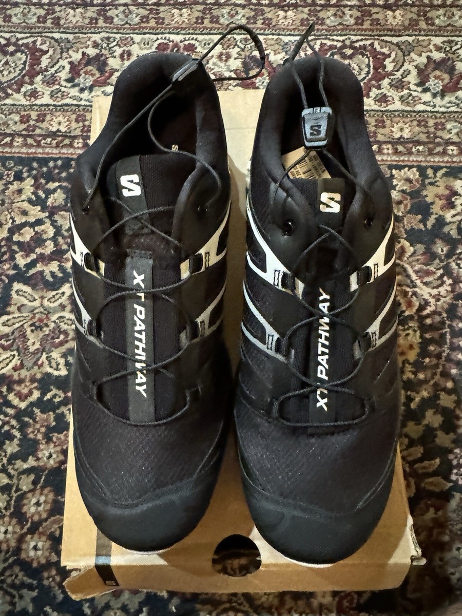 Mens SALOMON XT-PATHWAY Black/Lunar Rock/Black L47134-800 Shoes