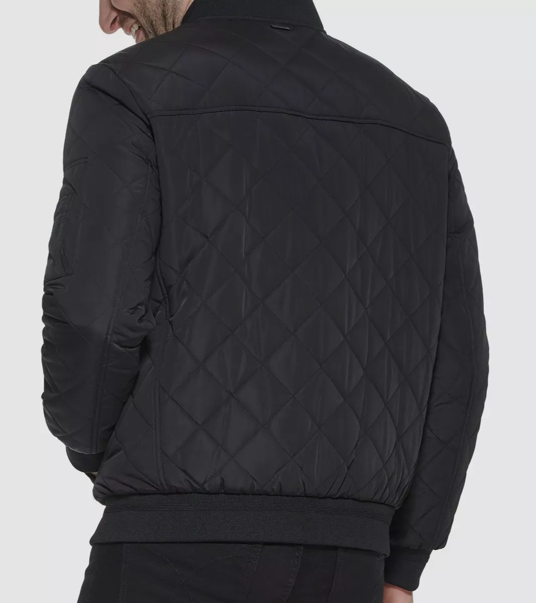 Calvin klein quilted bomber jacket cheap