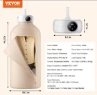 VEVOR Portable Clothes Dryer w/ Dryer Bag 600W Foldable Mini Dryer w/ 5-H Timer
