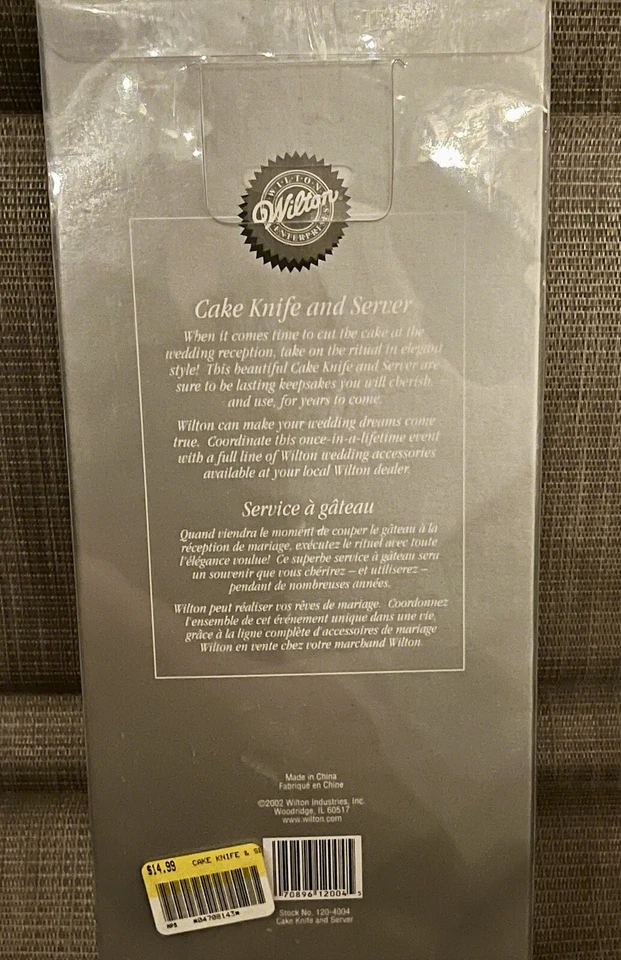 Cuchillo y servidor para pasteles Wilton Foto 4 de 4