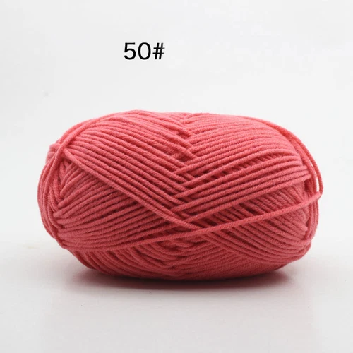 62 Colors Milk Cotton Skeins Hand Knitting Wool Baby Crochet Chunky Yarn 50g - Picture 73 of 87