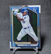 Tony Ruiz 1st Prospect Rookie 2024 Bowman Chrome Card #BCP-80 Kansas City Royals