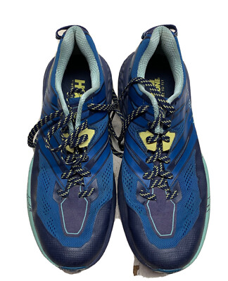 Hoka One Women s Running Shoes Size 9.5 Blue Speedgoat 3 Time To Fly Sneakers