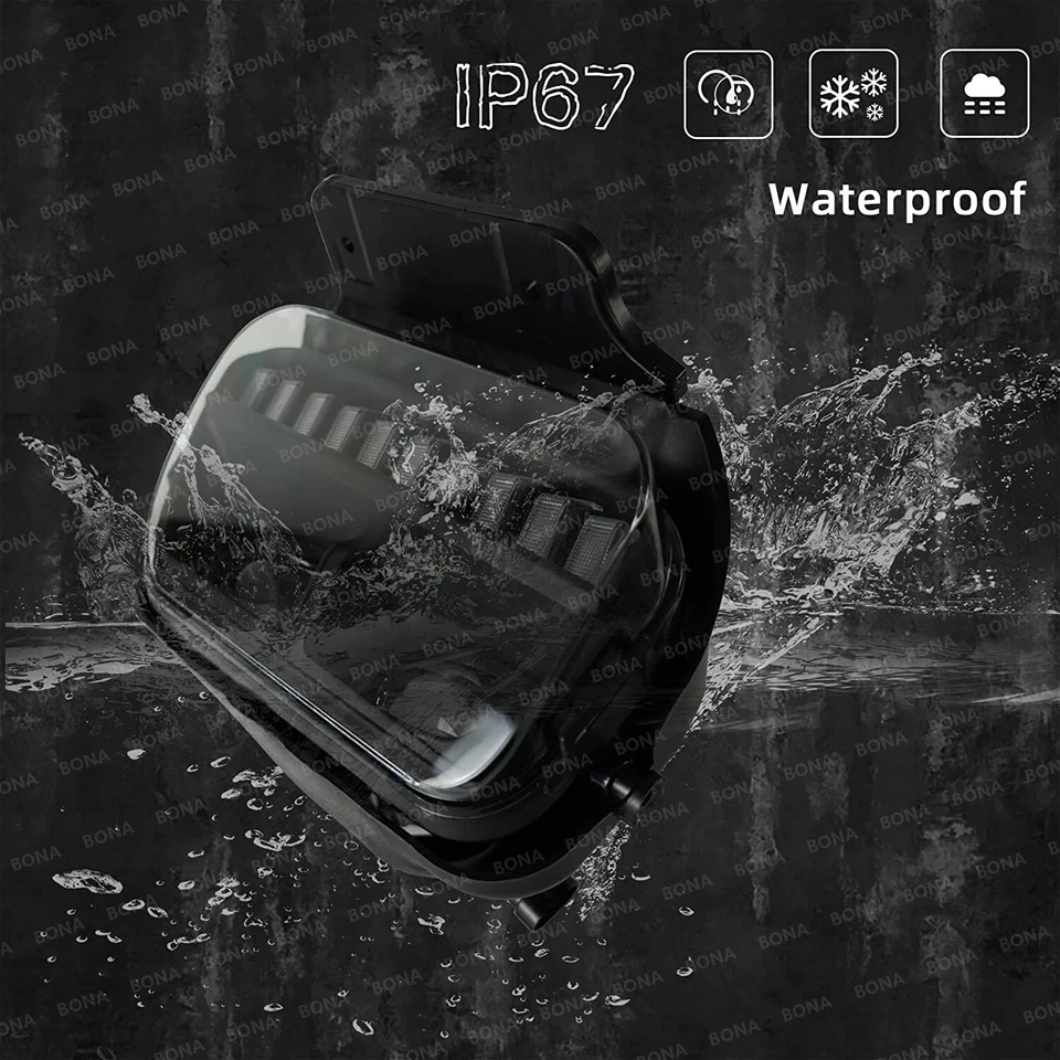 For 2003-2007 Chevy Silverado Avalanche LED Fog Lights Bumper Lamps with DRL - Изображение 3 из 4