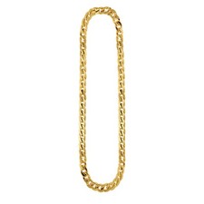 Gold Gangster Chain Fancy Dress Costume Hip Hop Rapper Chunky Fake Jewellery